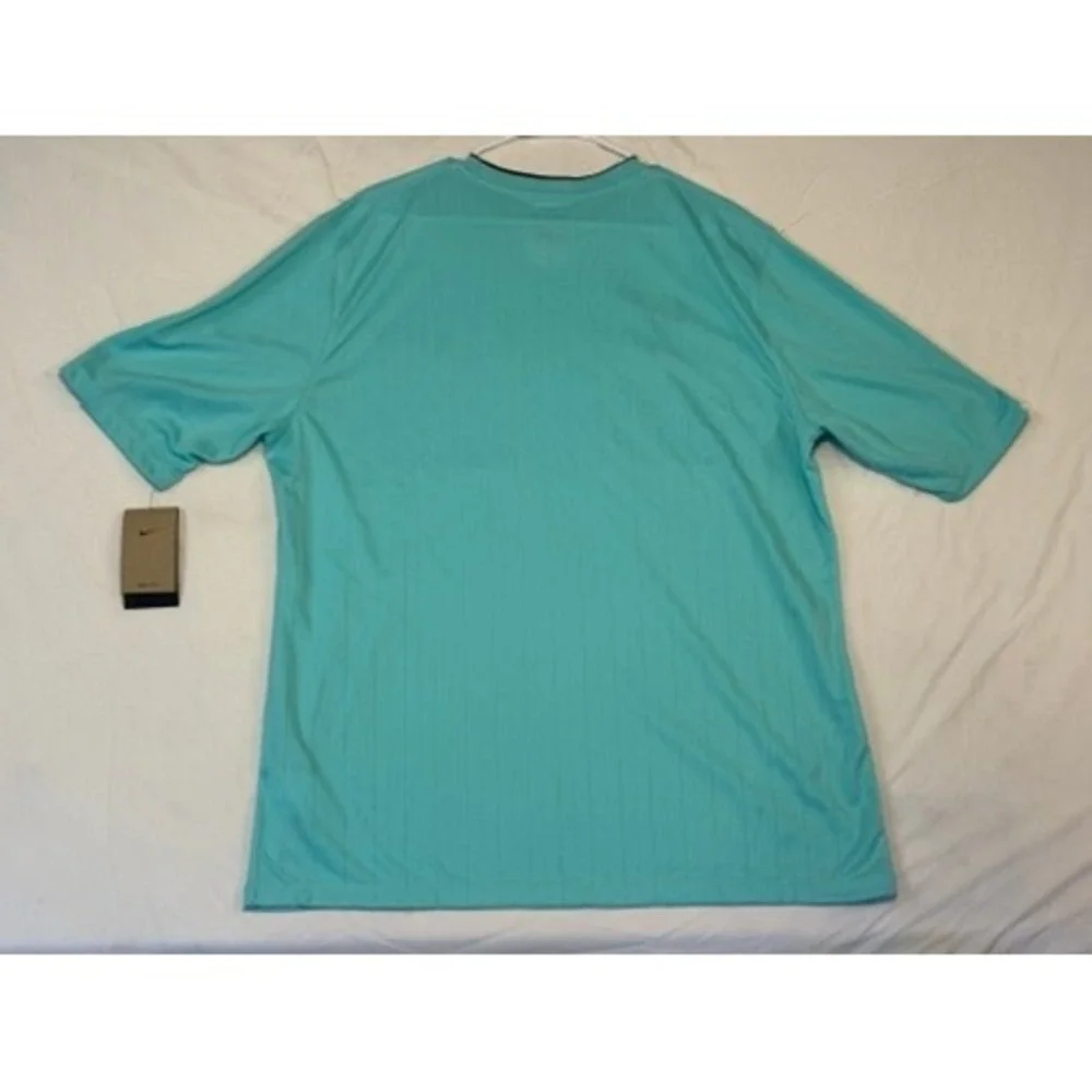Nike Mens Dri-FIT Soccer Referee Jersey Teal Blue DH8024-354 XXL New